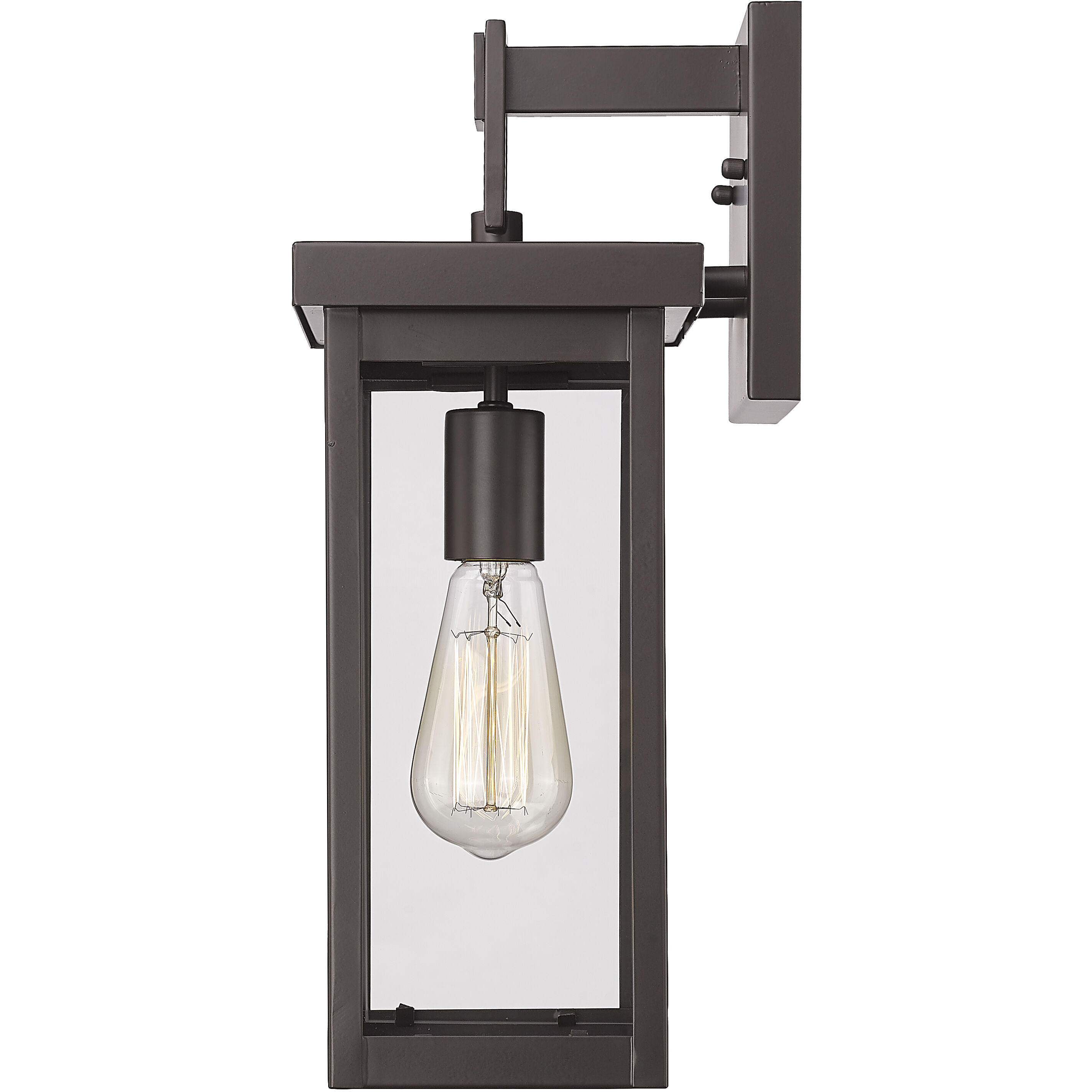 Barkeley 1 Light 16 inch Powder Coated Bronze Outdoor Wall Sconce